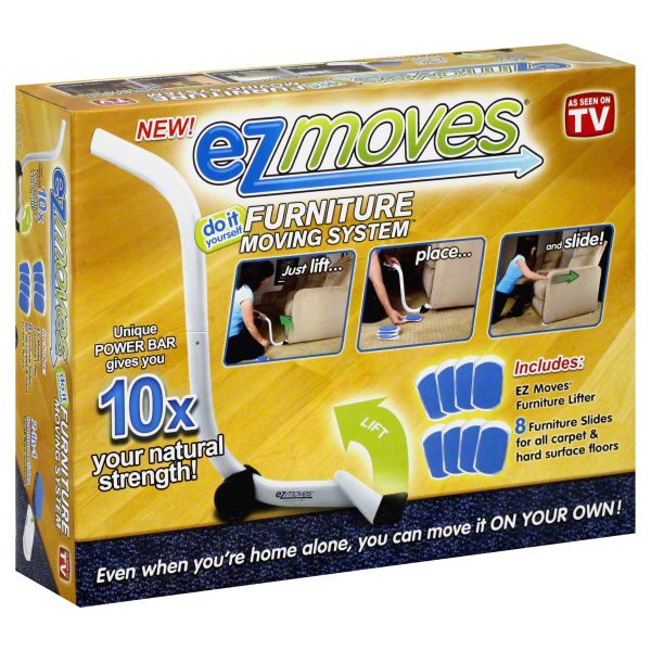 As Seen On TV EZ Moves Furniture Moving System, Do It Yourself, 1 set