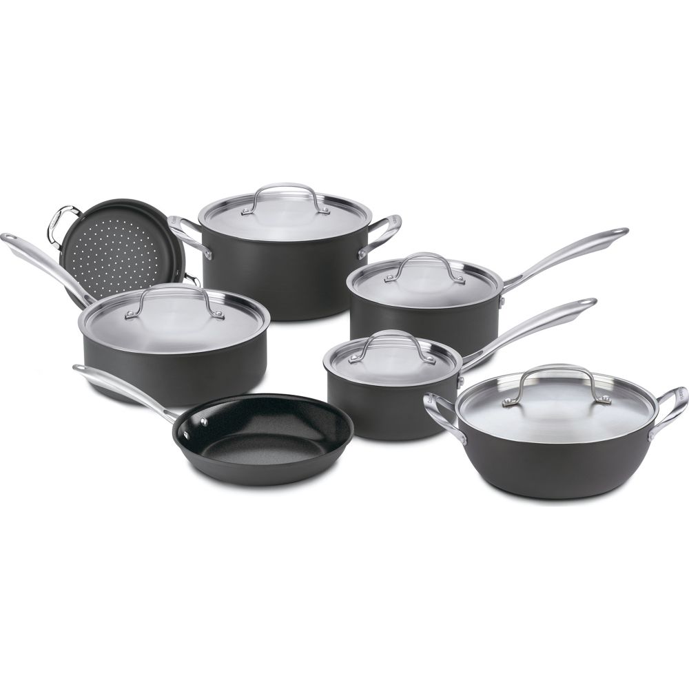 Cuisinart GG-12 GreenGourmet Hard Anodized Non-stick 12-piece Cookware Set at Sears.com