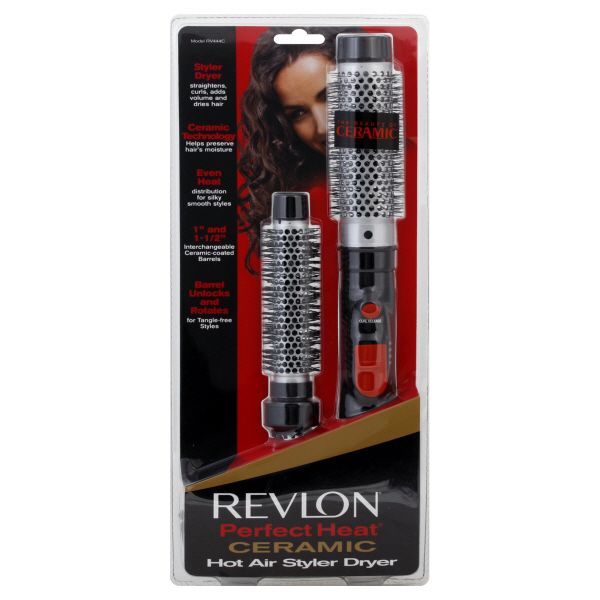 Revlon Perfect Heat Styler Dryer, Hot Air, Ceramic, 1 and 1-1/2 Inch, 1 styler at Kmart.com
