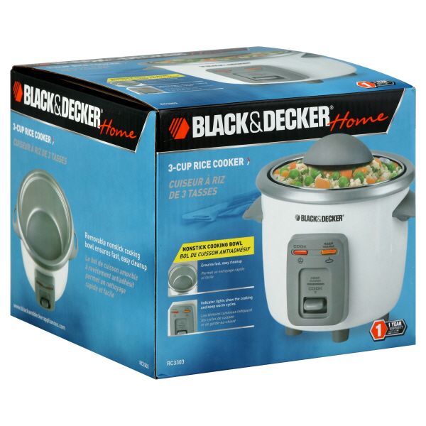 Black & Decker Home Rice Cooker, 3-Cup, 1 rice cooker Reviews