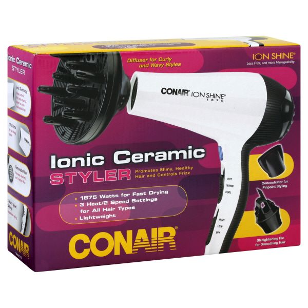 Conair&reg; Styler, Ionic Ceramic, 1 styler