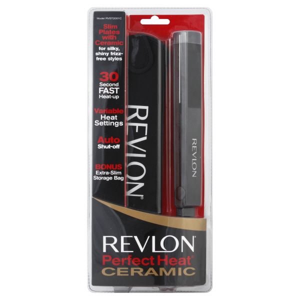 Revlon Perfect Heat Ceramic Slim Straightener, 1 Inch, 1 straightener