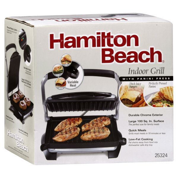 Hamilton Beach Indoor Grill, with Panini Press, 1 grill