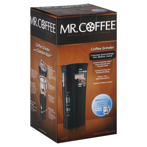 Mr. Coffee Coffee Grinder, with Chamber Maid, 1 grinder