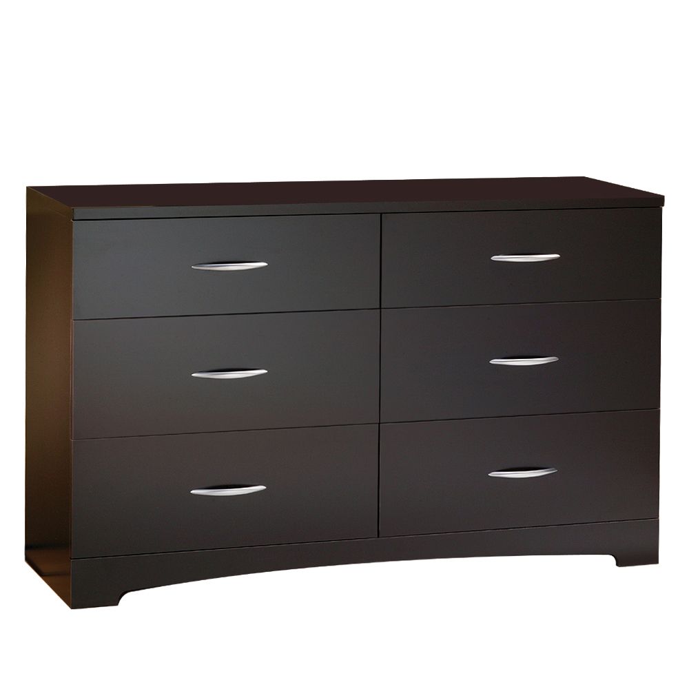 South Shore Step One 52"W x 16"D x 32"H Dresser - Chocolate at Sears.com