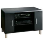 Cosmos TV Stand for 36" Televisions - Black Onyx and Charcoal