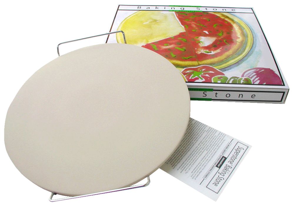 Sassafras 15" Round Pizza Stone with Rack at Sears.com