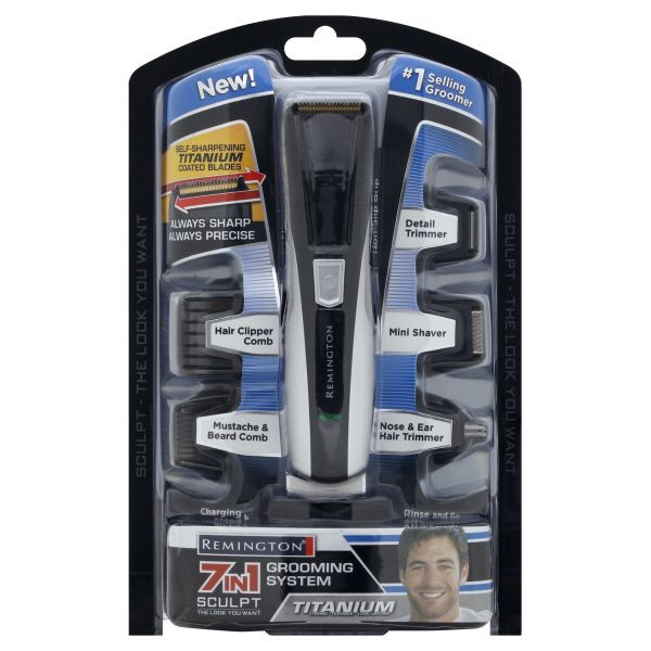 Remington&reg; Titanium Grooming System, 7 in 1 Sculpt, 1 system at Kmart.com