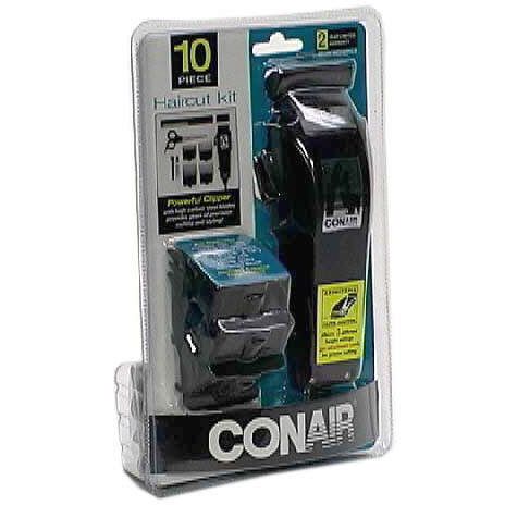Conair Haircut Kit, Clipper & Accessories, 10 Piece, 1 kit