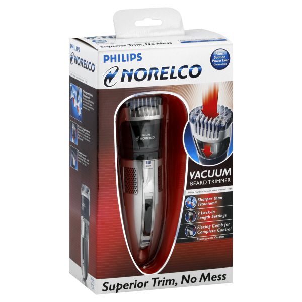 Norelco Beard Trimmer, Vacuum, T780, 1 trimmer