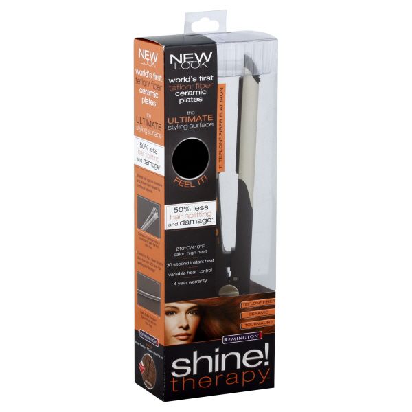 Remington Shine! Therapy Flat Iron, 1 Inch, Teflon Fiber, 1 iron