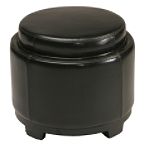 Round Ottoman with Storage - Bla