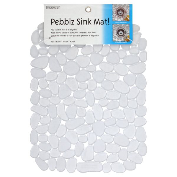 Inter Design InterDesign Pebblz Sink Mat, Large, Clear, 1 mat at Sears.com