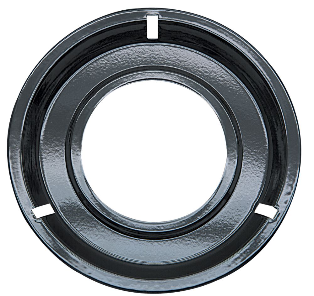 Range Kleen Porcelain Round Gas Range Drip Pan, Black at Sears.com
