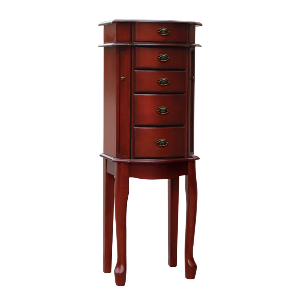 Jewelry Armoire Cherry Finish