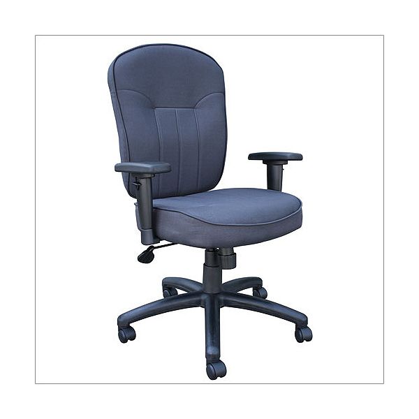Adjustable Task Chair With Adjustable Arms - Charcoal Grey BOP1084_2089311
