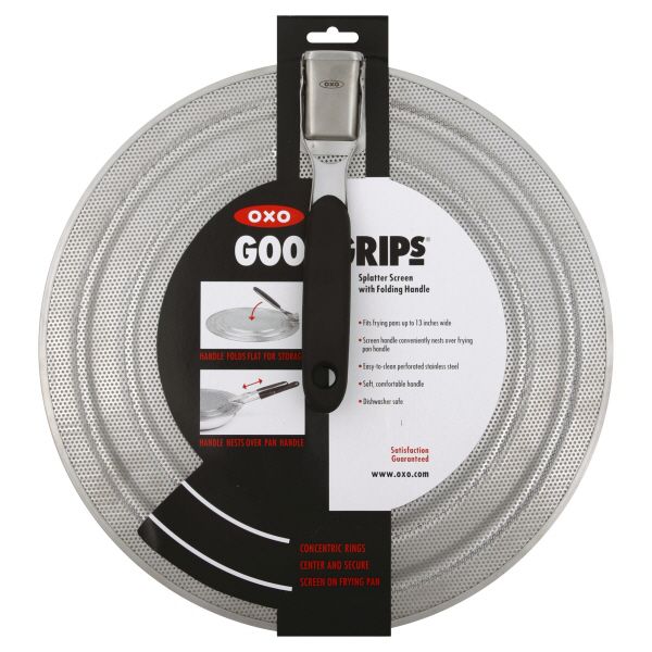 OXO Good Grips Splatter Screen, with Folding Handle, 1 screen