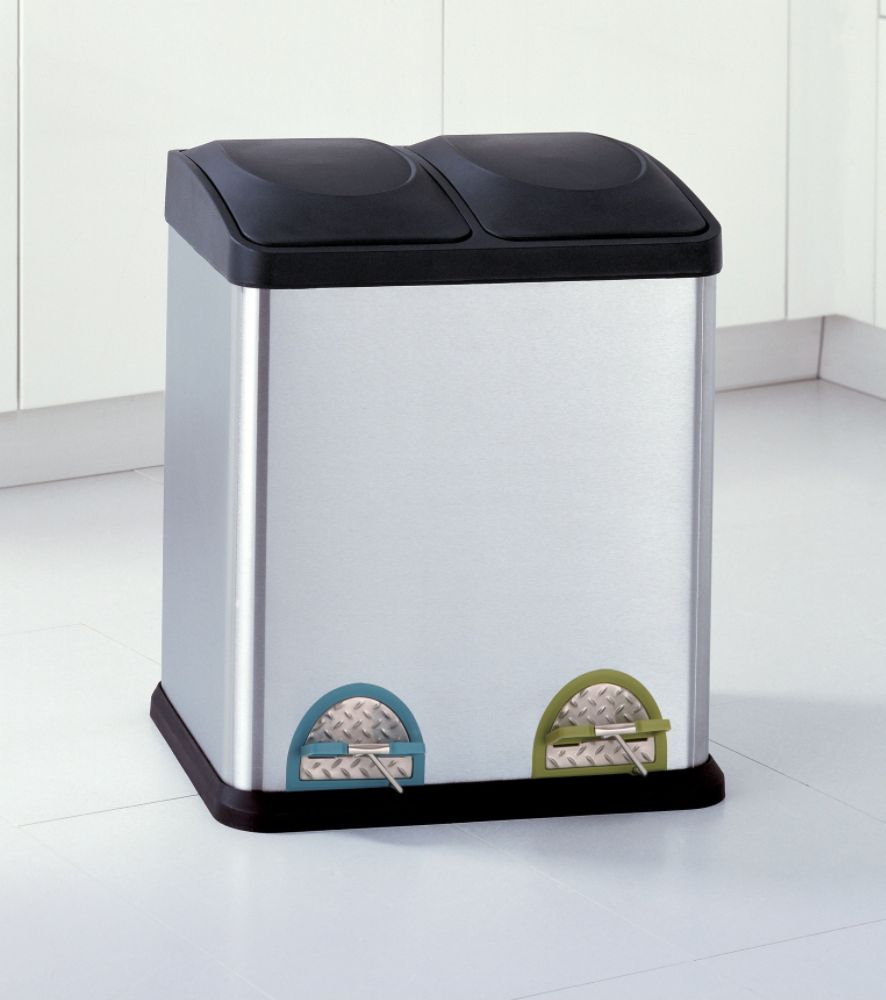 Neu Home 30 Liter 2-Section Recycle Bin