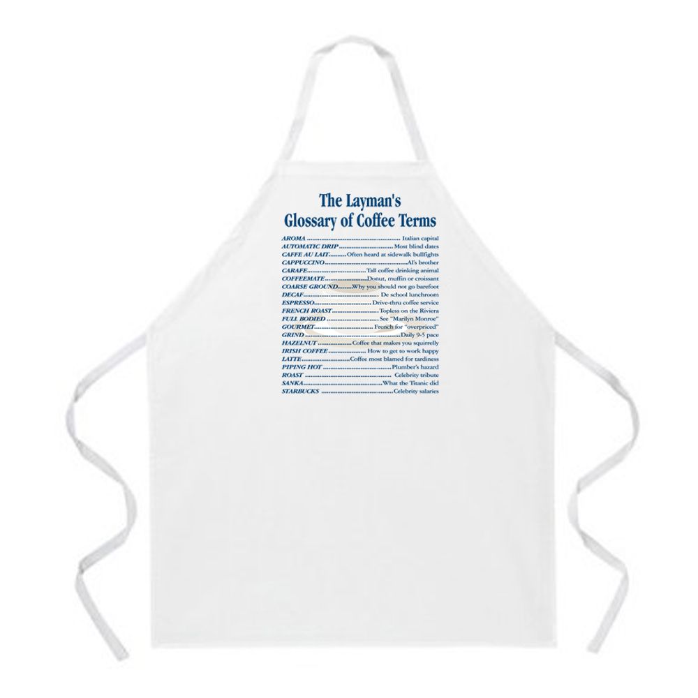 Attitude Aprons Coffee Terms