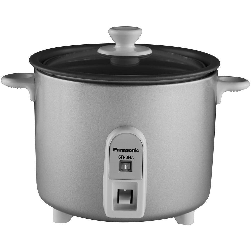 Panasonic 1.5-cup Mini Rice Cooker with Glass Lid - Silver at Sears.com