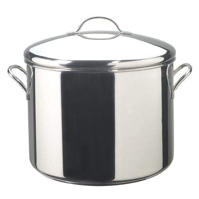 16 qt. Classic Stainless Steel Covered Stockpot