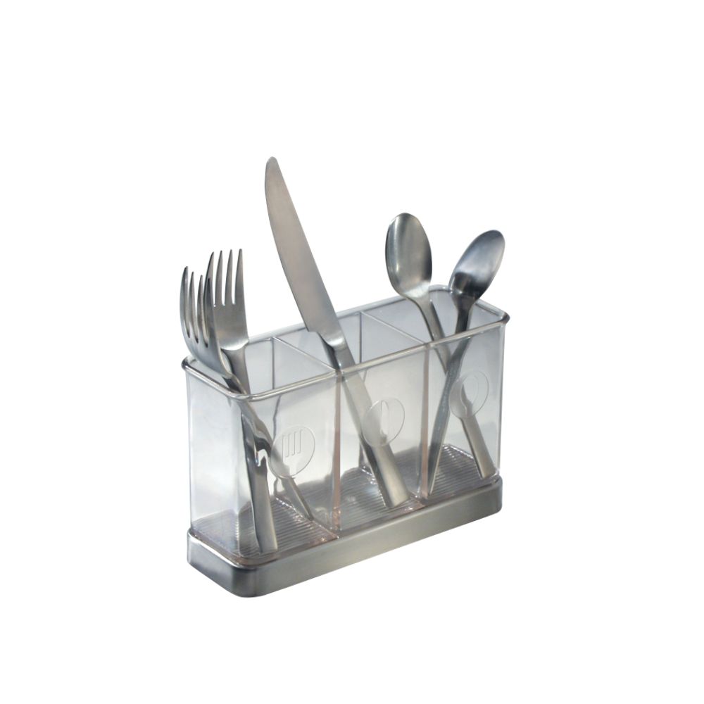 Inter Design Forma 2 Flatware Organizer, Clear