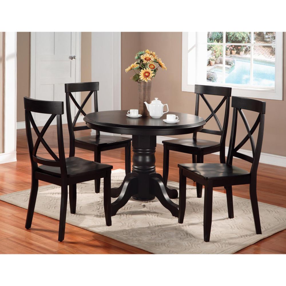 Home Styles 5-Piece Dining Set - Rich Black Finish at Sears.com