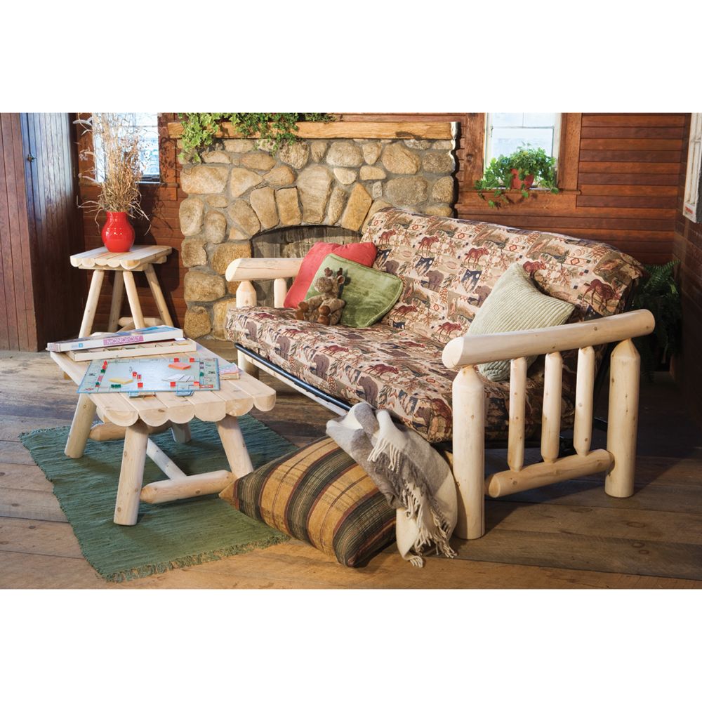 Cedar Looks Log Full Futon at Kmart.com