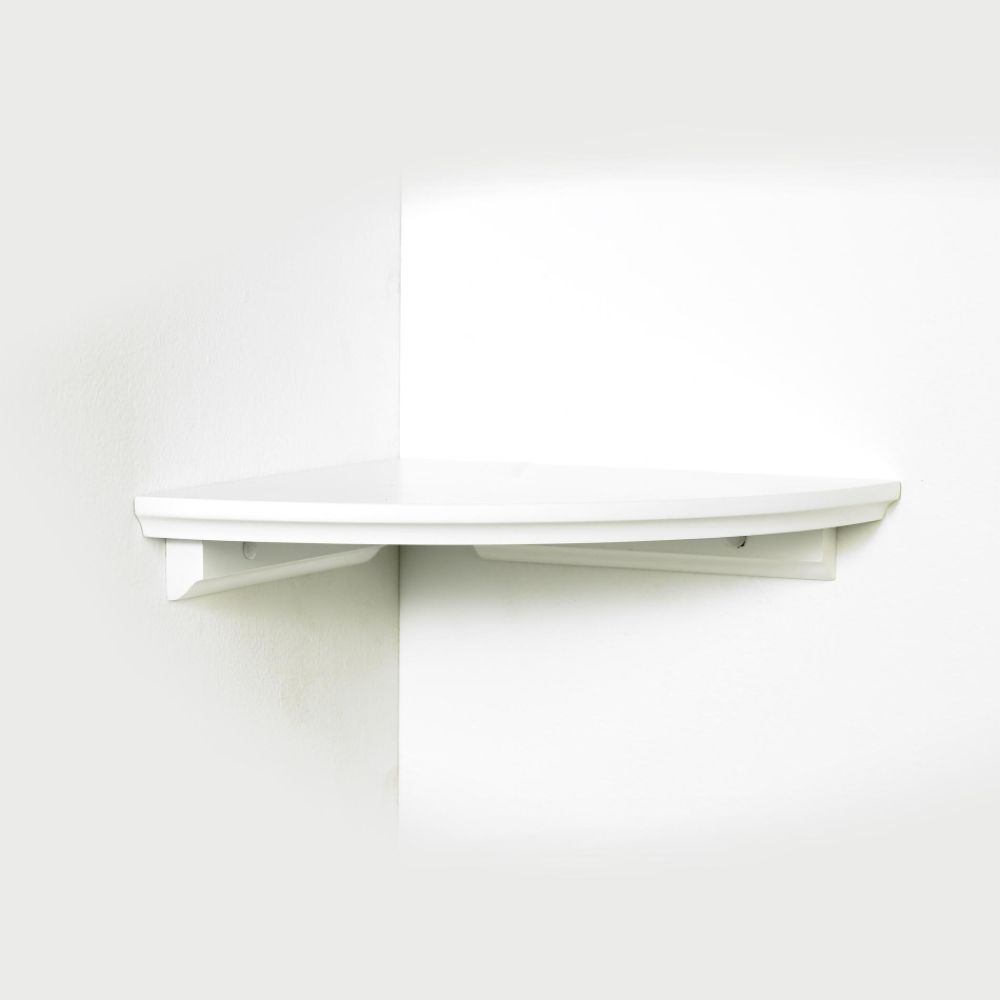 InPlace 10"W X 10"L  Corner Shelf Kit - White at Sears.com