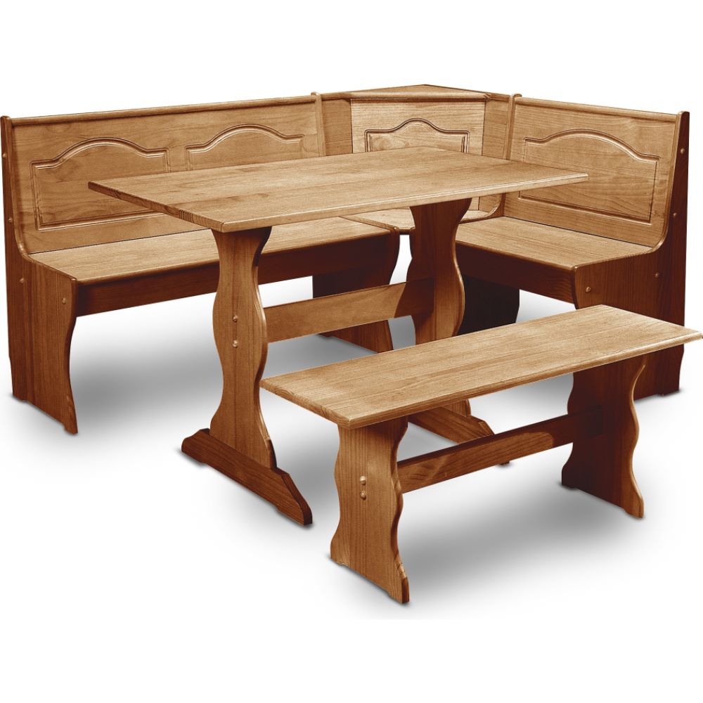 Linon Home Décor Chelsea 29.5"H x 43"W x 27"D Trestle Table - Rich Honey Pine