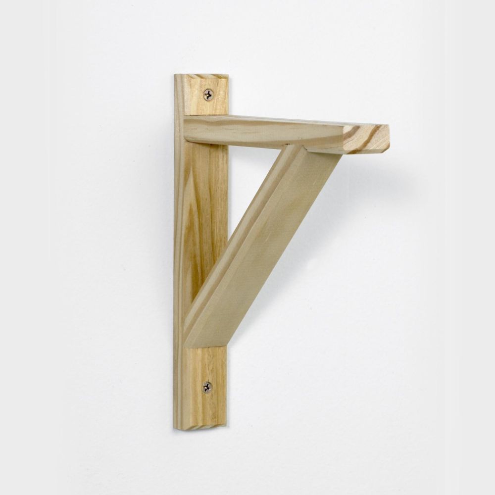 InPlace 15"H  x 1.25"W  x 17"D Potomac Shelf Bracket-  Natural at Sears.com