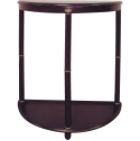 26"H Crescent Living Room End Table - Cherry