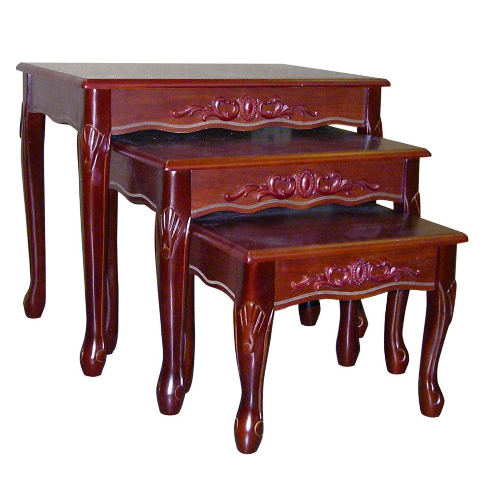 Ore Upton 3-Pcs. Nesting Table Set - Cherry Finish at Kmart.com