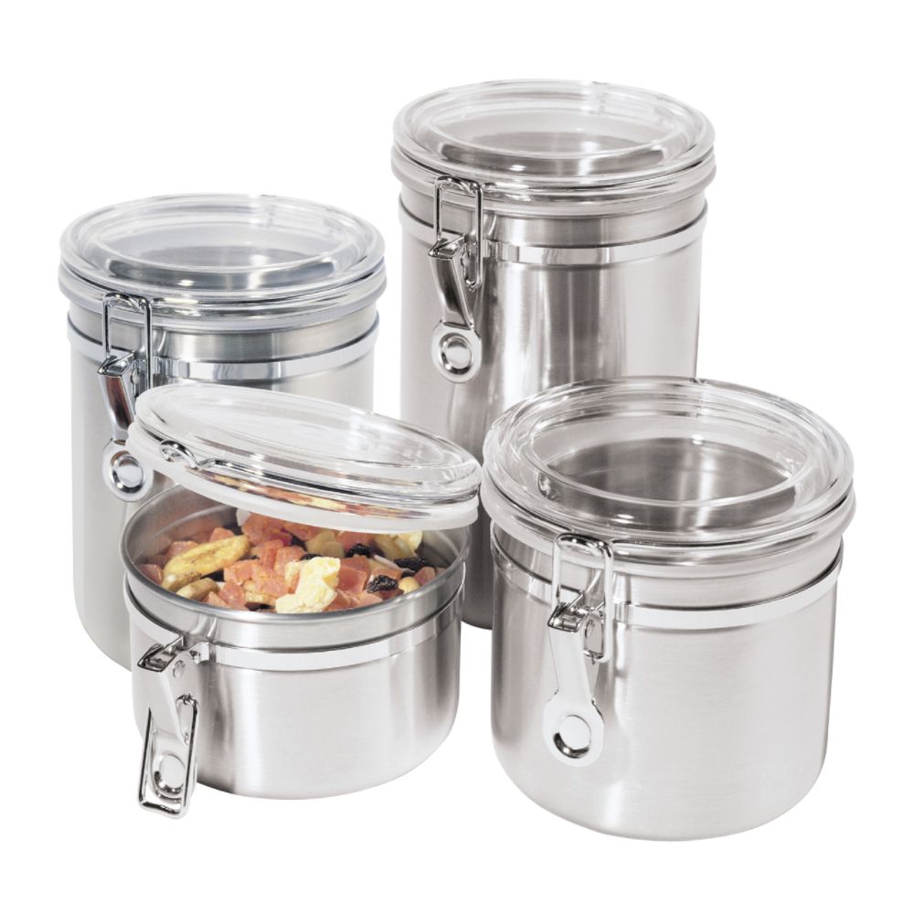 4 pc. 18/8 Stainless Steel Canister Set at Sears.com