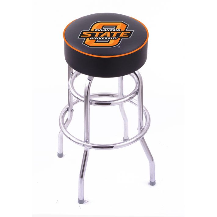 Holland Bar Stool Oklahoma State University Double-ring swivel bar stool at Sears.com