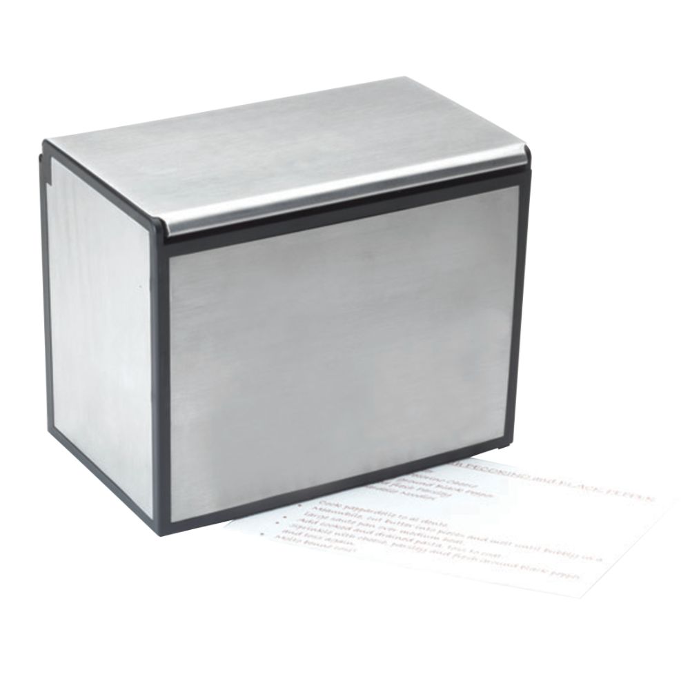 Kamenstein Stainless Steel Recipe Box at Sears.com