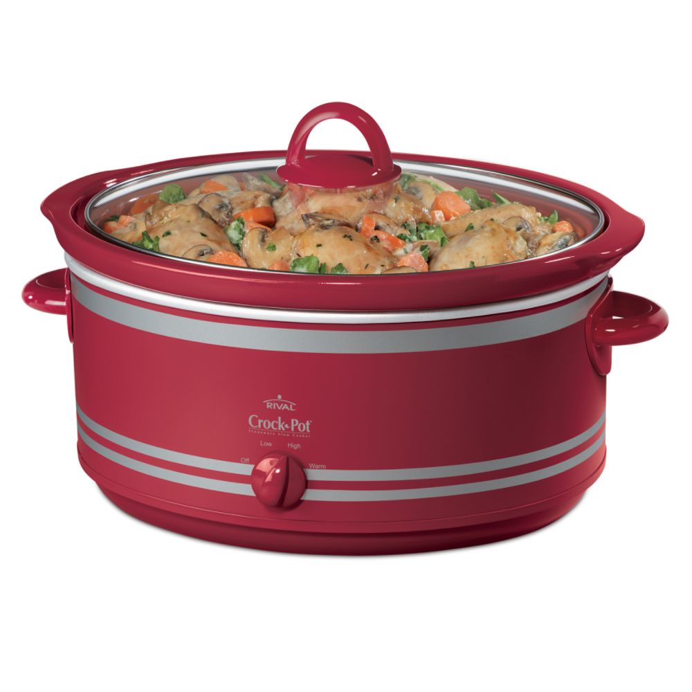 Rival 7 qt. Stoneware Slow Cooker w/Bonus Travel Bag