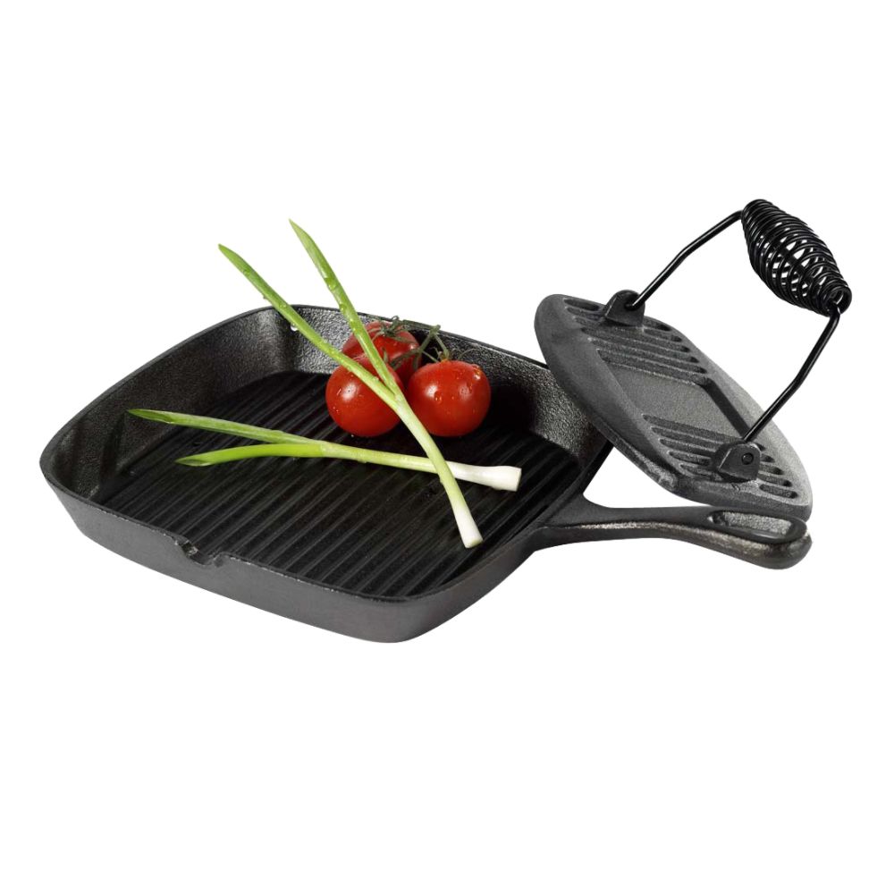 Basic Essentials 9.25 inch Grill Pan with Press at Sears.com