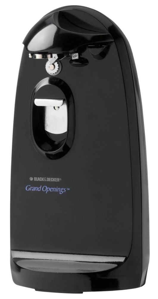 Black & Decker Grand Openings Can Opener - Black