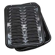 Range Kleen Porcelain Broiler Pan with Porcelain Grill