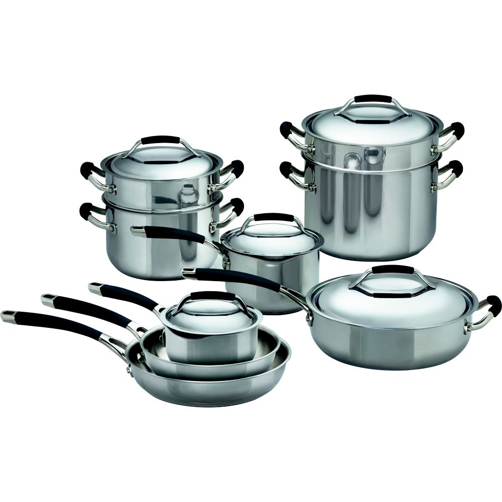 Kenmore 14Pc Stainless Steel Cookware Set at Sears.com
