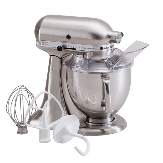 KitchenAid Custom Metallic Series 5 qt. Stand Mixer - Brushed Nickel