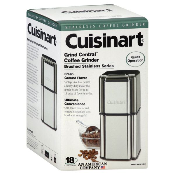 Cuisinart Brushed Stainless Series Coffee Grinder, Grind Central, 1 coffee grinder
