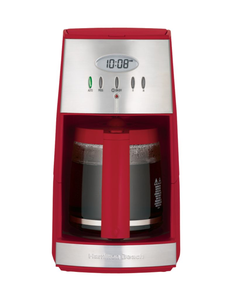 Hamilton Beach Ensemble 12-Cup Coffee Maker - Red