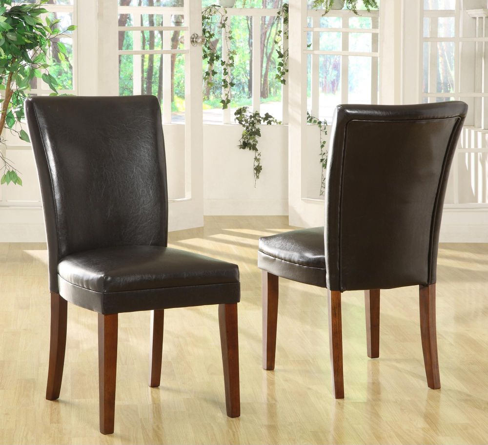 Oxford Creek Faux Leather Parson Side Chairs (set of 2) at Sears.com
