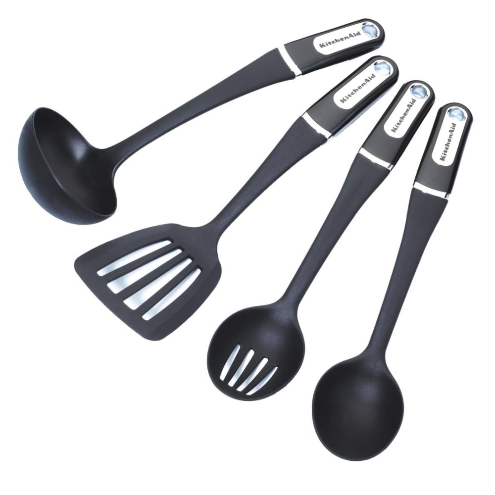 KitchenAid Culinary Utensils, 4 pc. Black
