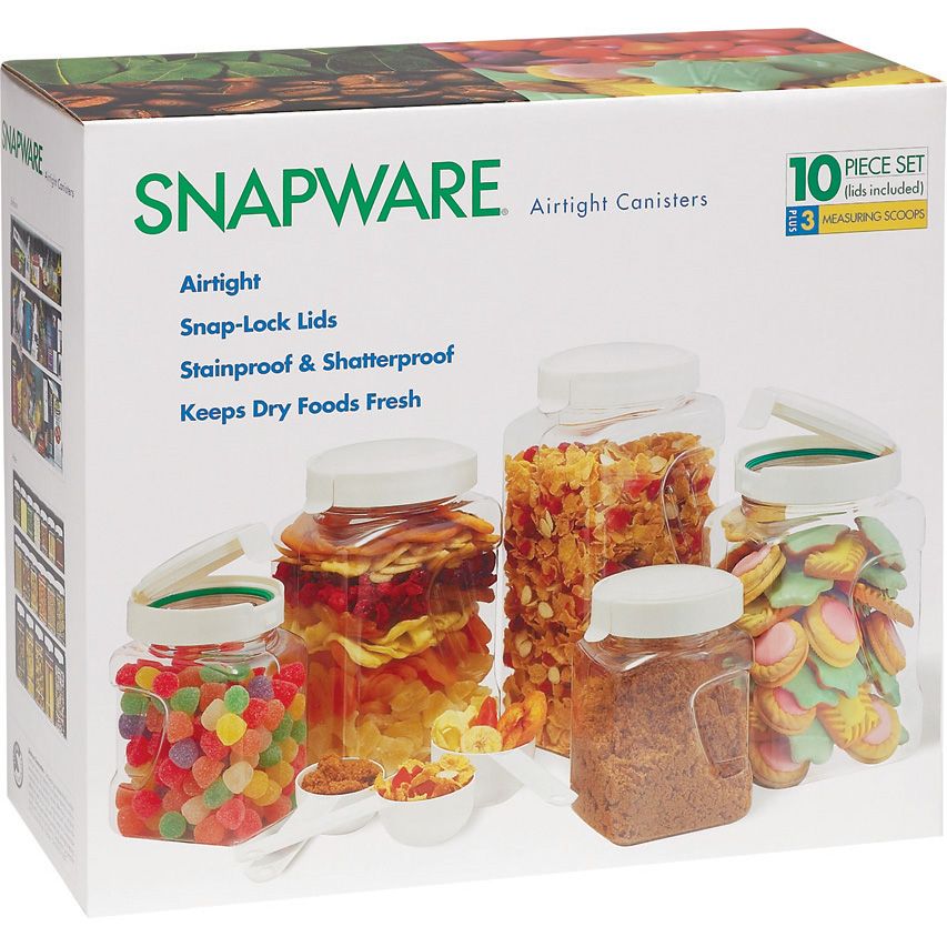 Snapware 10 pc. Airtight Canister Set at Sears.com