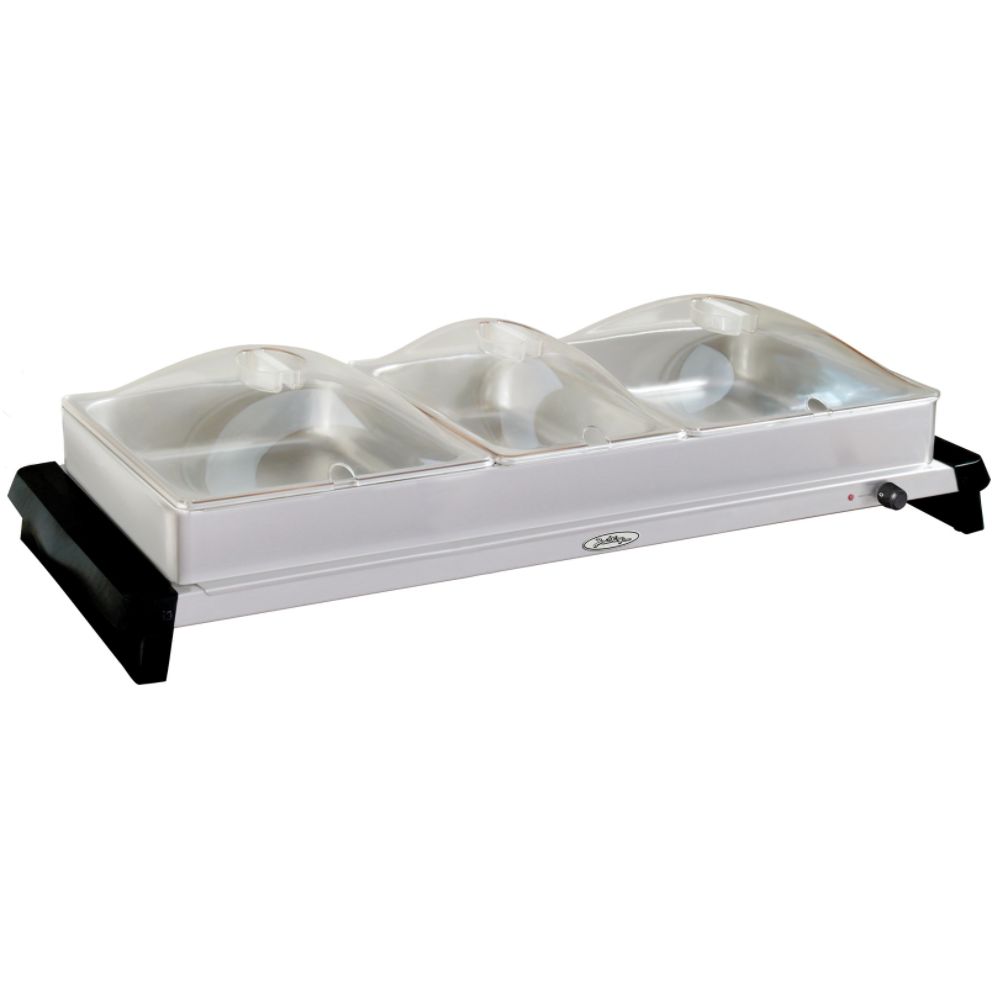 Broilking Professional Family Size Buffet Server with Clear Lids