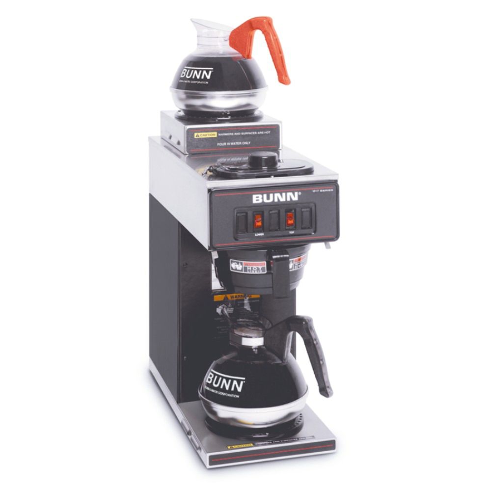 Bunn 12-Cup Pourover Commercial Coffee Brewer with 2 Warmers -