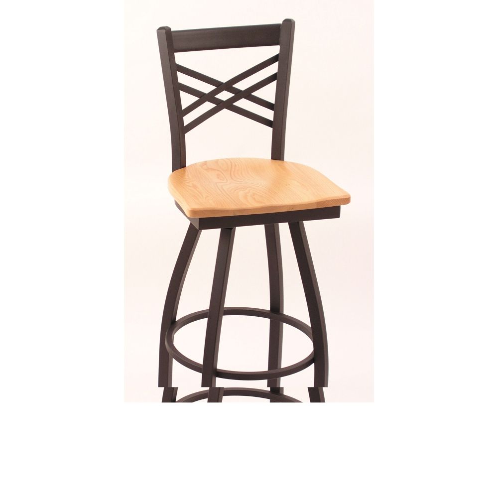 Holland Bar Stool 028 Swivel Stool in Black